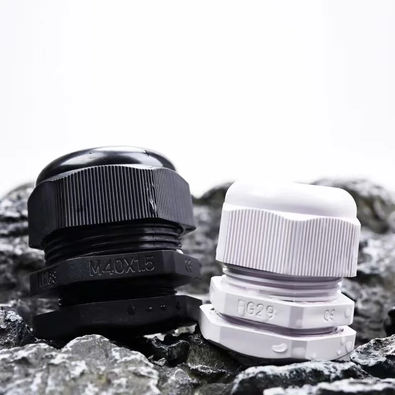 Adjustable m16*1.5 waterproof cable glands ip68 pa66 4-8mm m16 Joints PG7 PG9 PG11 PG13.5 PG16 PG19 PG21 Plastic Nylon Glands