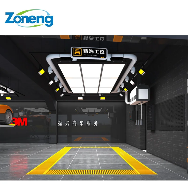Hot Sell Led Panel Light Car Garage Car Showroom Lights Aluminum Lighting Detailing OEM