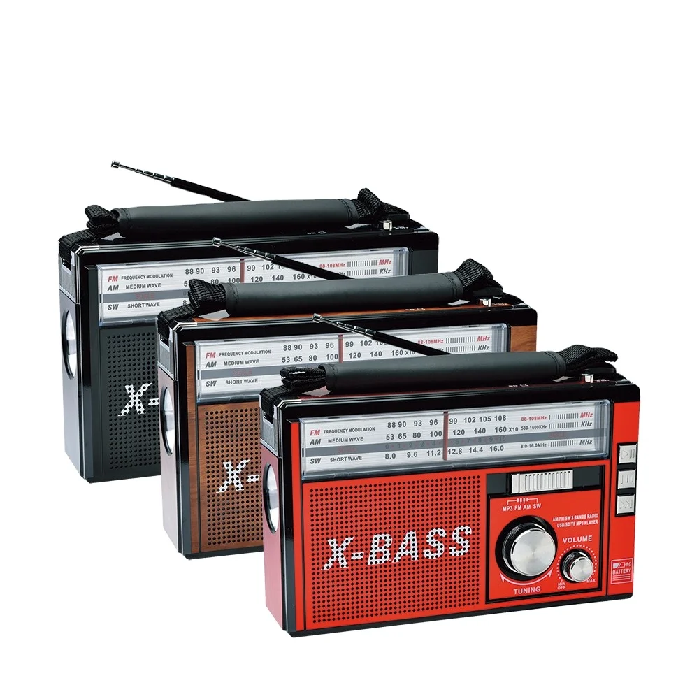 XB-392URT AM FM радио приемник Аккумуляторный тренд Ретро boombox waxiba винтажное портативное радио