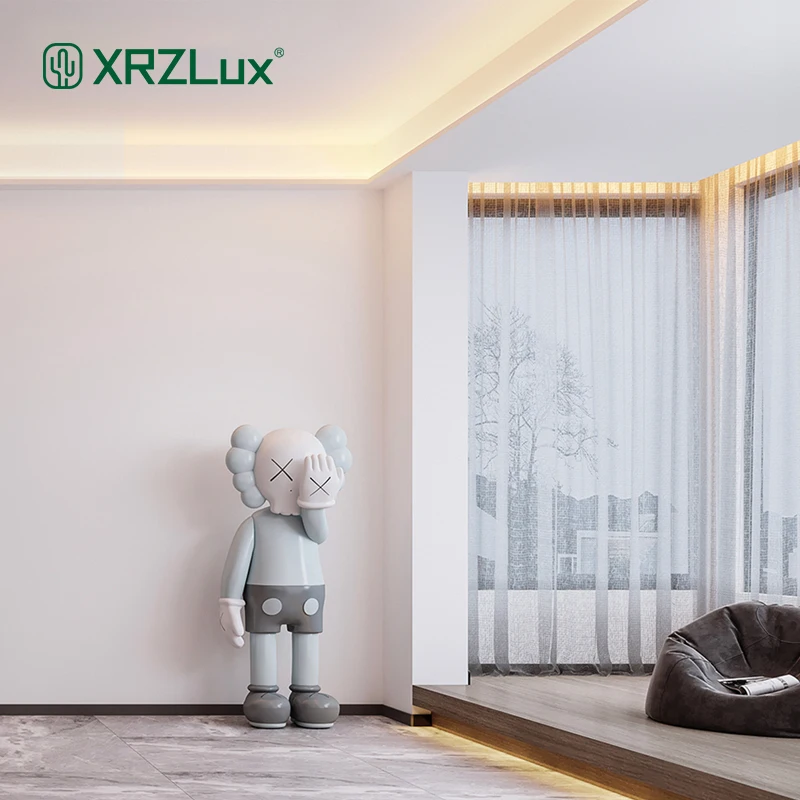 XRZLux Aluminum Profiles Lighting 45 Degrees Corner Strip Led Linear Aluminum Channel Profile 9.5W/m Led Wall Washer