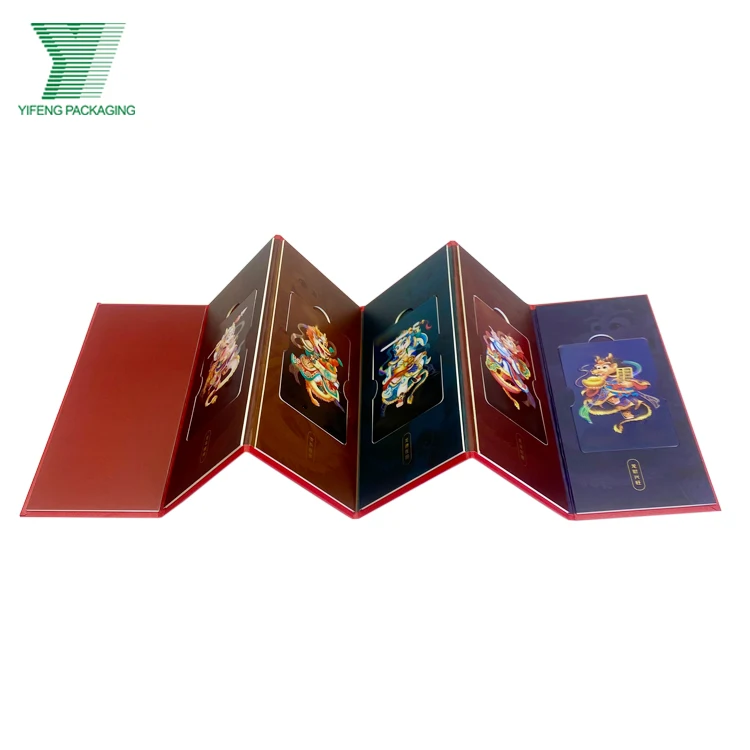 Hot selling popular unique Custom Greeting Business Card Boxes fantastic Vip Credit Card Packaging Box