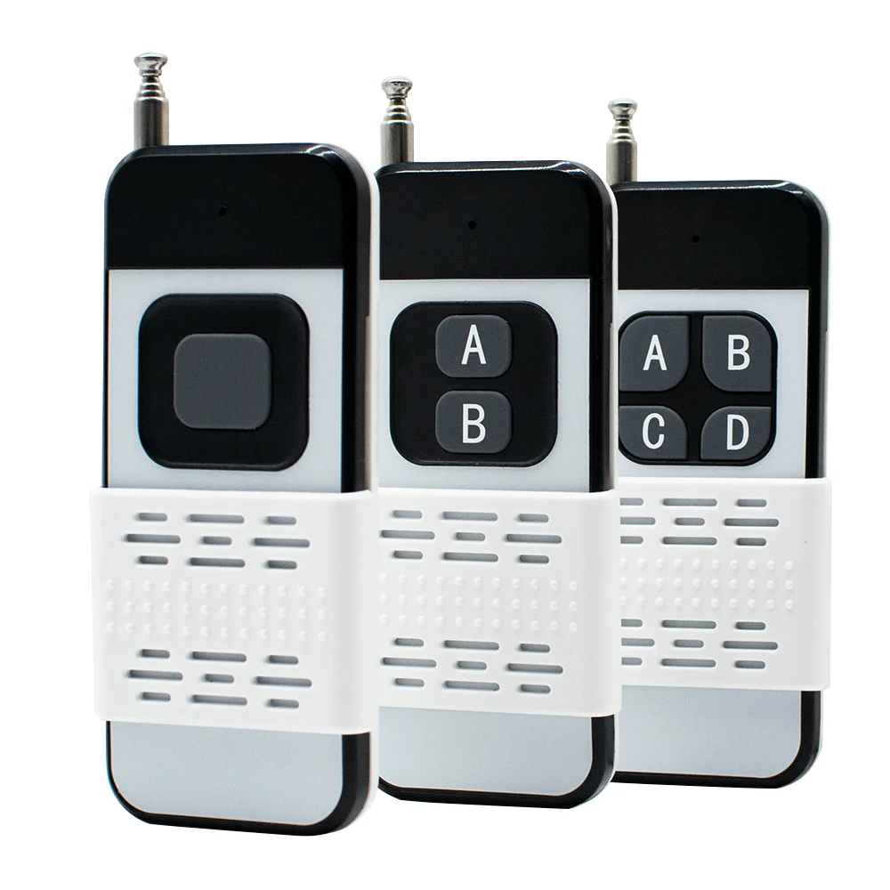 SMG-2011 433Mhz Wireless Remote Control 1 2 4 buttons 1527 Learning Code RF Relay Transmitter for Gate Garage Door Controller