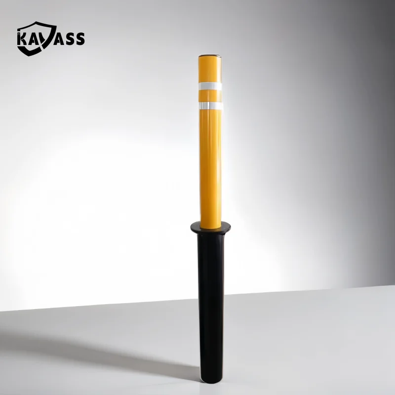KVS source factory price manual telescopic Security Post Parking  driveway bollard retractable bollards