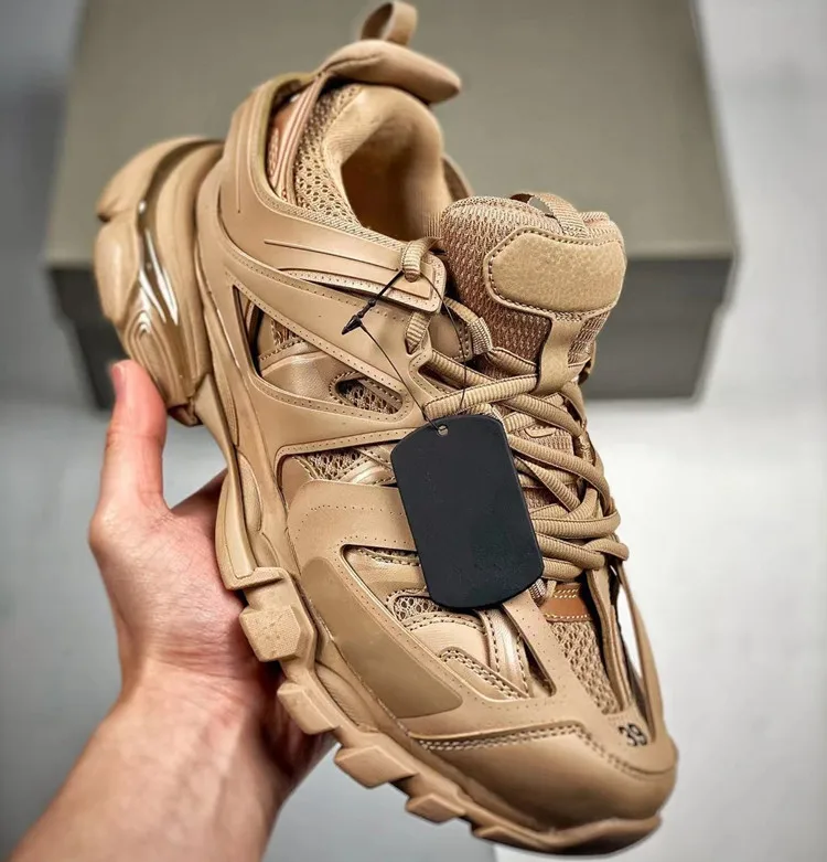 Top quality cowhide women triple s trainers 2022 original branded shoes crystal designer luxury women BB triple s shoes