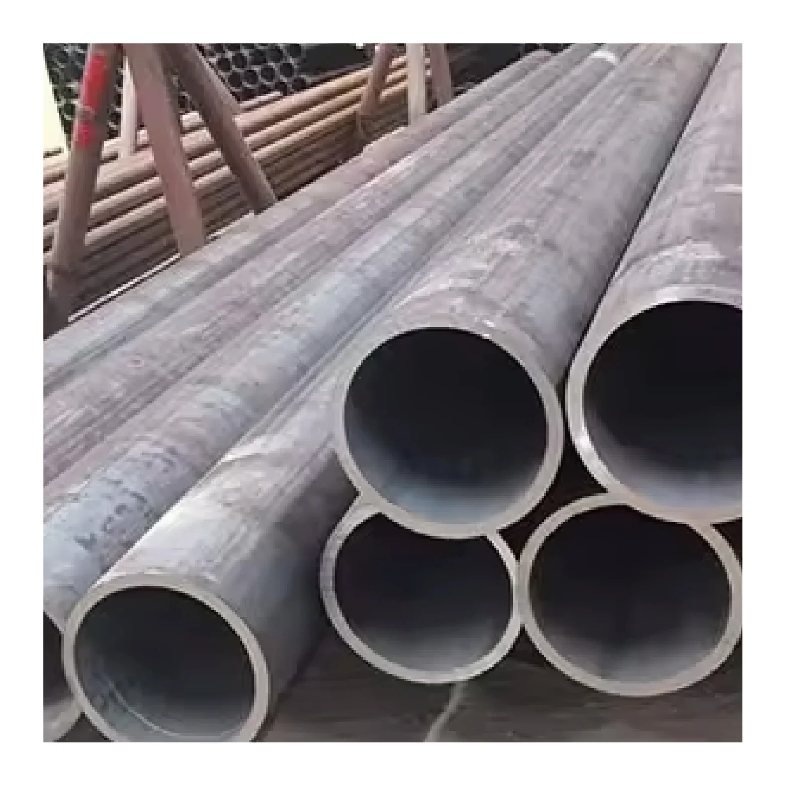 Углеродистая бесшовная стальная труба 12Cr1MoV 10CrMo910 15crmo 35crmo 45Mn2 Ss400 Q195 70% для пешеходных дорожек