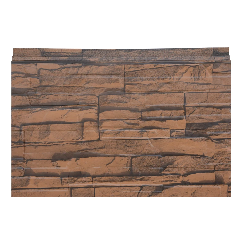 3D Pu Lightweight 14mm 16mm 20mm Polyurethane Outdoor Sandwich Panels For Prefab House Material