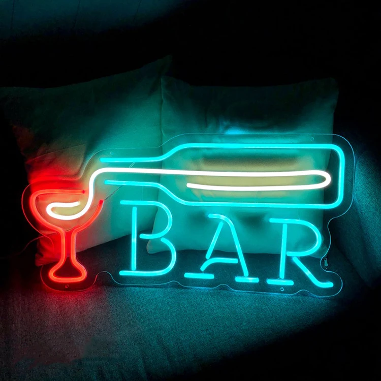 Dropshipping USB Neon Sign Lights Tiger natural Neon beer sign Light High Performance Led Lights Custom Neon Sign