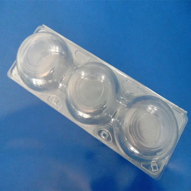  customized fruit shaped plastic clamshell blister packing box for 4 pcs