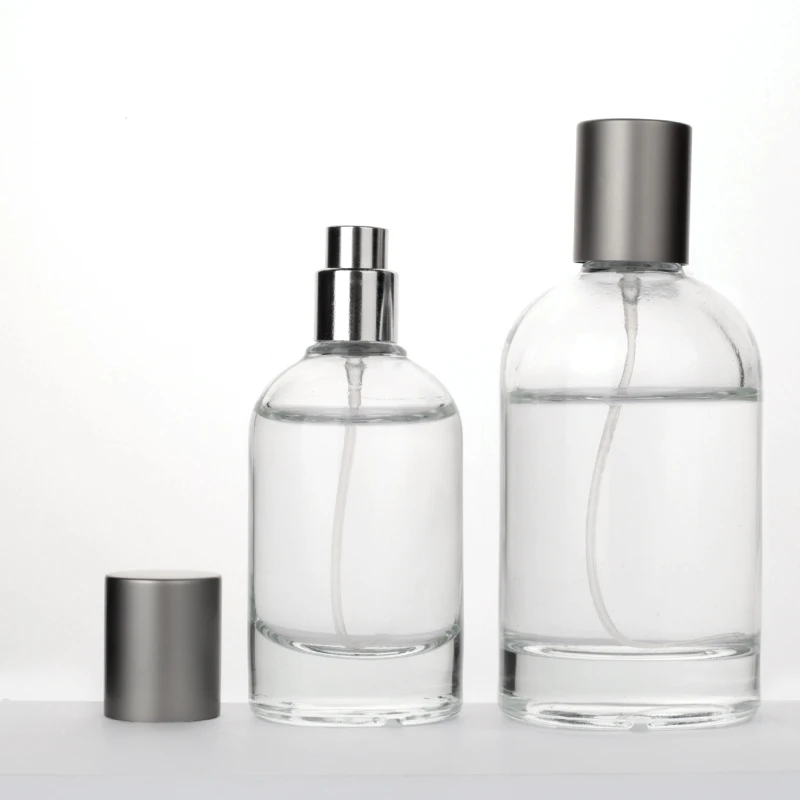 DAS New Design Cologne Bottles For Men Round Glass Spray Bottle Perfume 30 ml 50 ml 100 ml With Metal Cap
