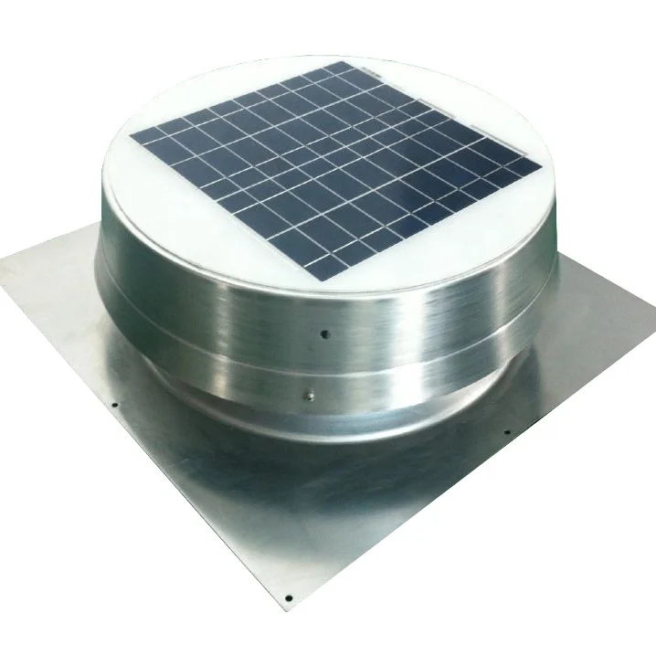solar powered roof vent 15W with Aluminum housing