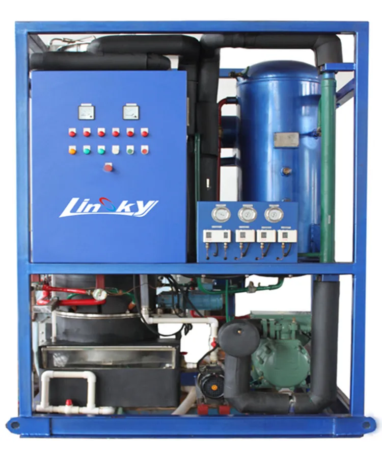Automatic ice machine ice making equipment Linsky 5 tons tube ice machine price