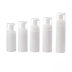Stock 50ML White Plastic Foam Pump Bottle PET Foaming Soap Dispenser Bottle