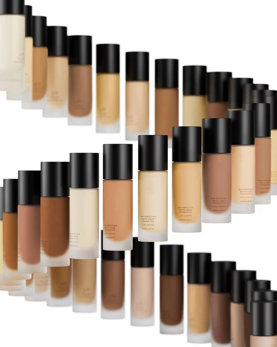 Vegan Foundation Natural Face Makeup Full Coverage Waterproof Long Lasting Liquid Private Label Matte Liquid Foundation