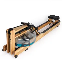 Haoyo wood water rower abs/arms/back trainer  row machine rowing machine