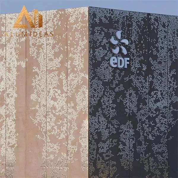 Hot Sales 2024 1100-H14 Aluminum Alloy Anti Static Easy Installation Aluminum Facade Cladding