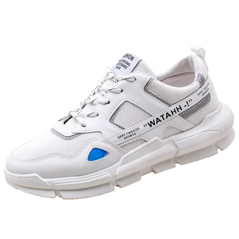 Оптовая продажа, кроссовки из натуральной кожи с сеточкой, разноцветные, плоские, для девушек и мужчин