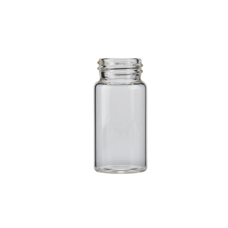 20 Ml Round Bottom Clear High Quality Glass Bottle Glass Vial Cheaper Price Round Cap 20ml Screw Cap Liquid Medicine Chemical