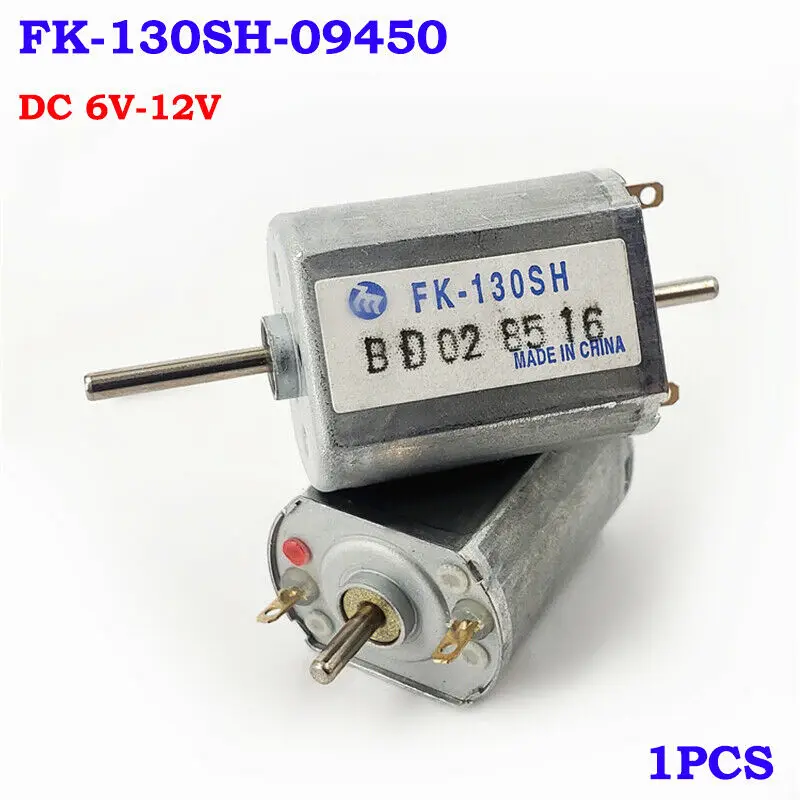 1PC Mabuchi FK-130SH-09450 Motor DC 12V-24V 15000RPM Dual Shaft Electric 130 Motor Engine RC Toy Car Boat
