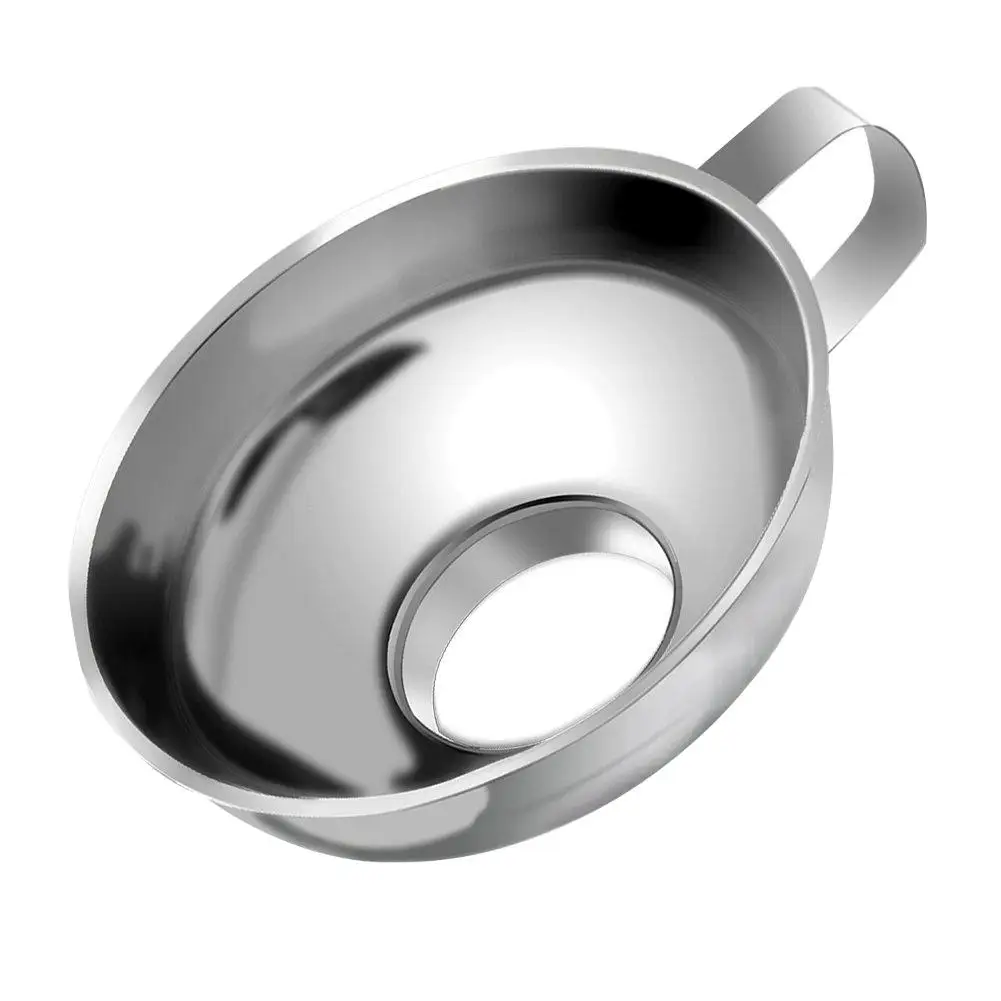 
Stainless Steel Wide mouth Canning Funnel with Large Diameter for Packaging Food Pickles Fruit Jam Sausages 