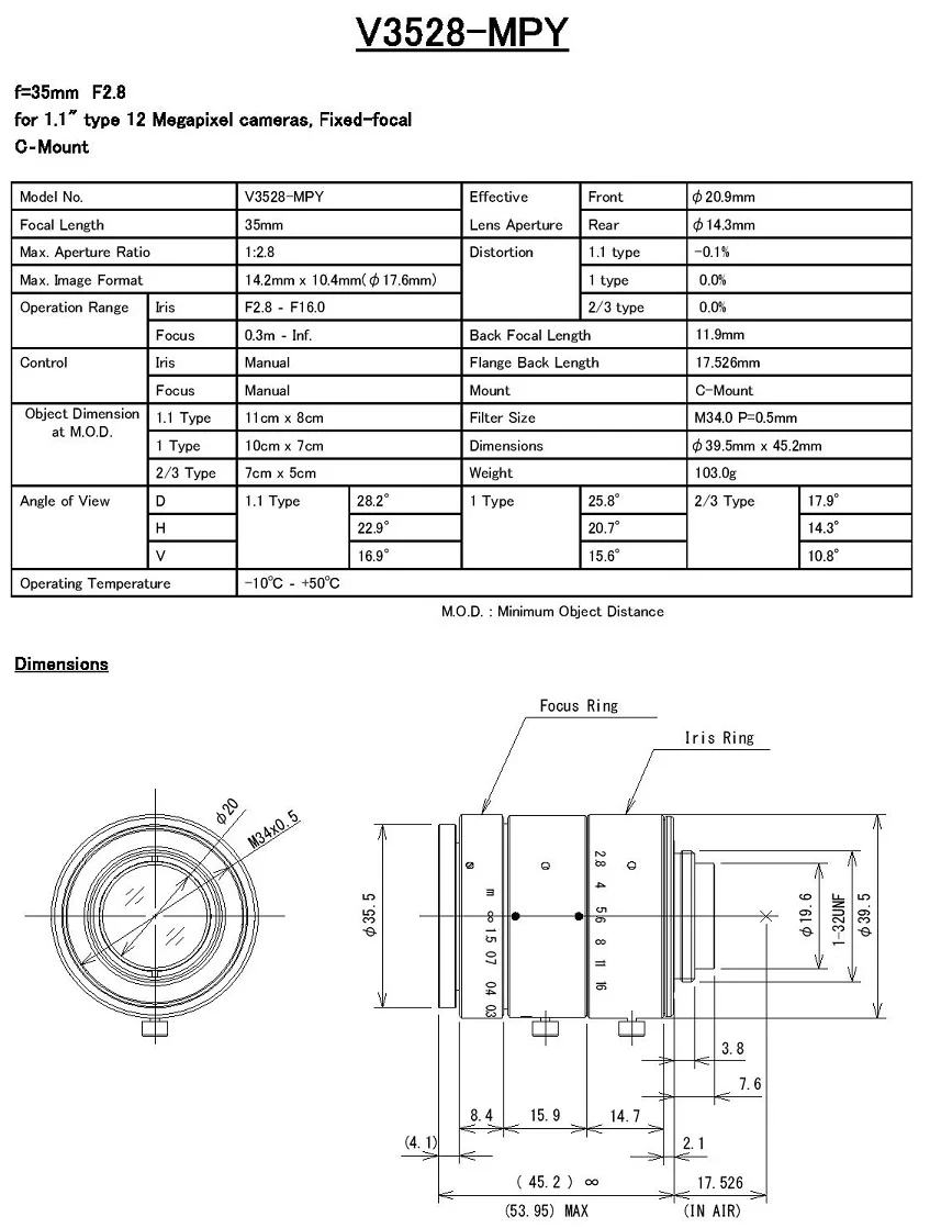 Factory wholesale Hot Sale High Precision optical lenses Security Surveillance Camera