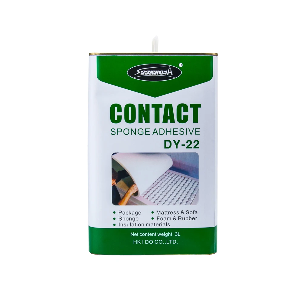 Sprayidea DY-22 foam mattress sponge rubber tiles under pressure cement shoe glue leather rubber contact adhesive