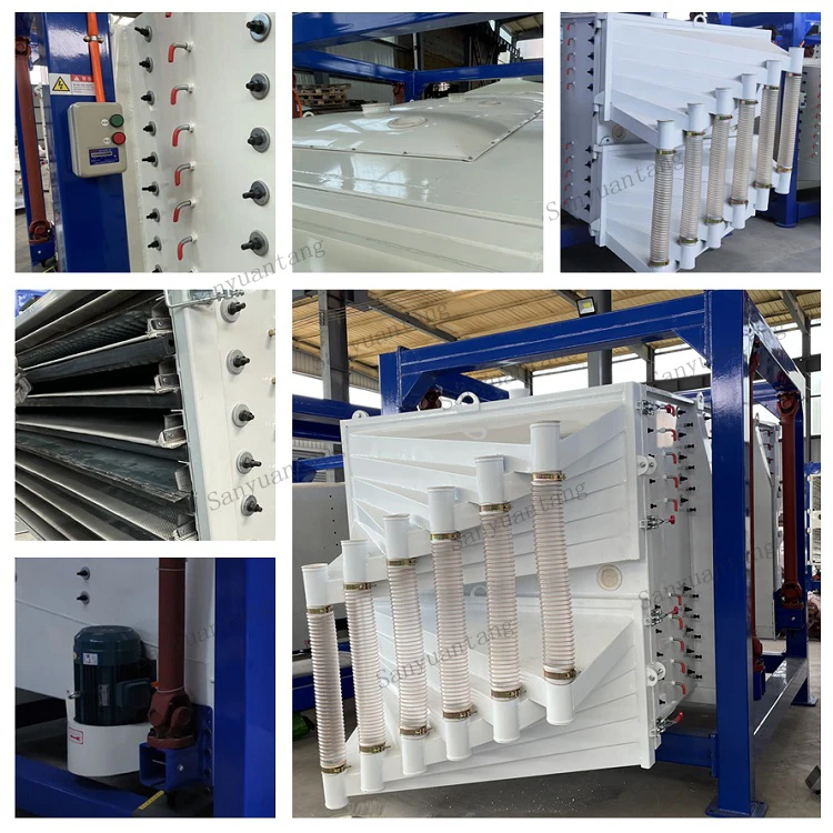 Brown Corundum Powder Sieving Machine Large Output Oil Fracking Sand Vibrating Screen Gyratory Sieving Equipment