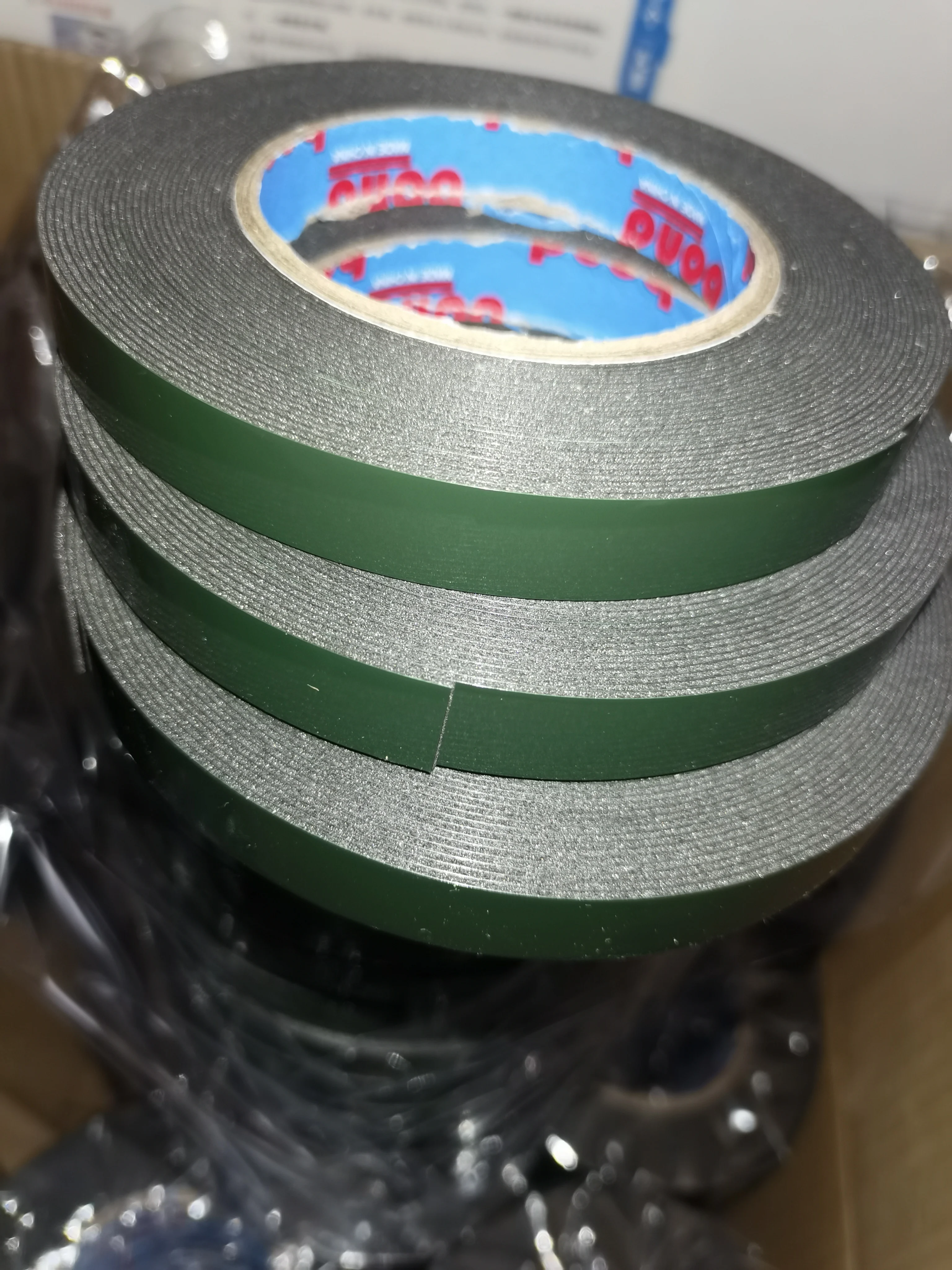 Double Sided PE Rubber Bag Sealing Pressure Sensitive double sided foam tape