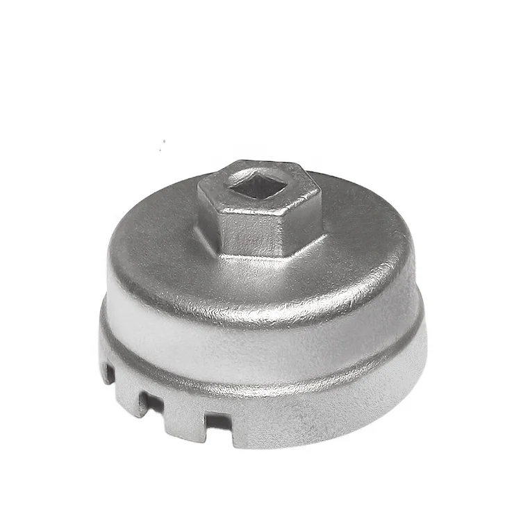 64.5mm 14 Flutes Aluminum Oil Filter Wrench Oil Filter Socket Wrench for for Toyota Lexus Prius Corolla Rav4 Auris G08 Drop
