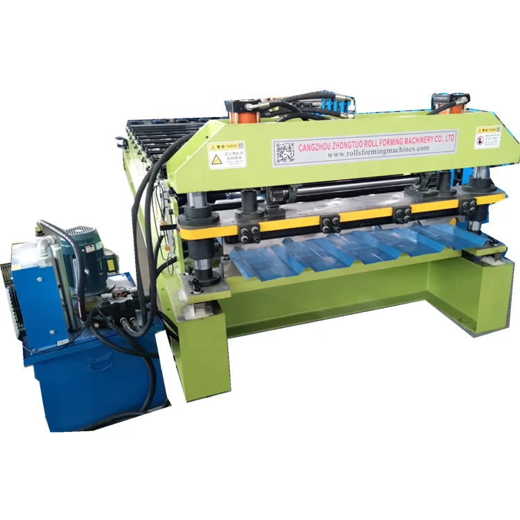 Columbia trapezoid roofing sheet tile making machinery roof metal machine