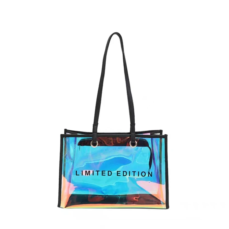 Factory customized PVC makeup bag transparent makeup plastic cosmetic bag tote bag