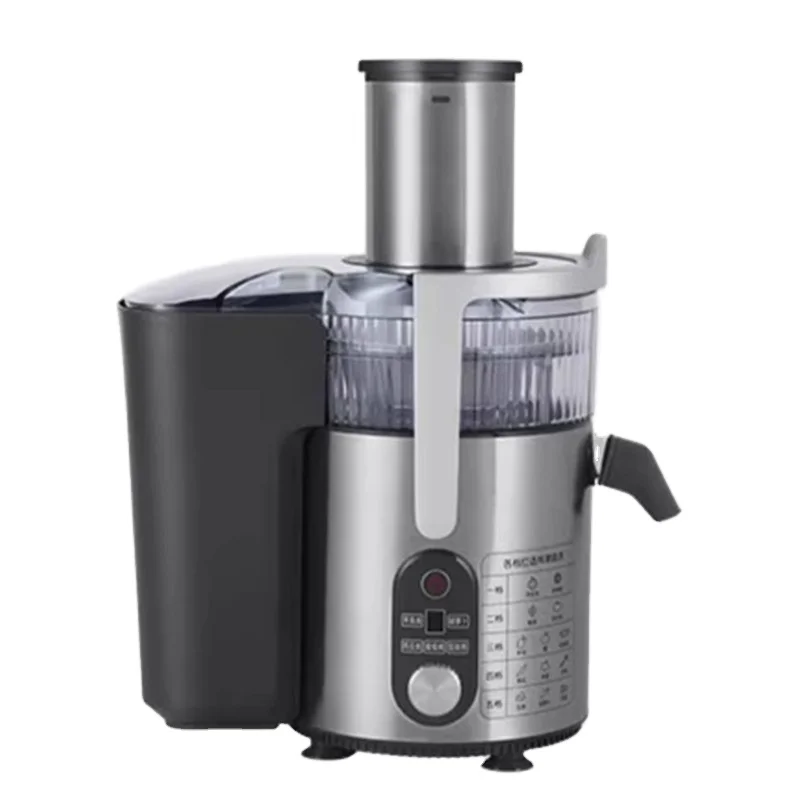 High-power Juicer Fresh-fried Fruit Vegetable Household Black Electric Plastic White Stainless Steel English 01 Portable Juicer