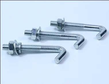 Carbon Steel j Bolt Concrete Fixed Forged Hook Bolt M12 Anchor Nut Bolts and Screw