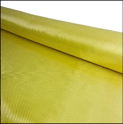 210g Yellow Carbon Fiber Fabric customized Kevlar Carbon Fiber Cloth kevlar carbon