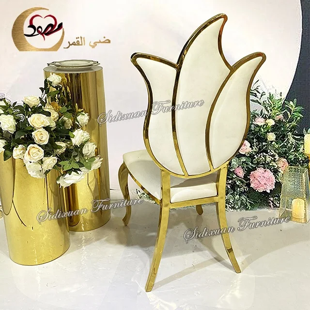 Wholesale stainless steel wedding banquet hall chairs for selling in FOSHAN