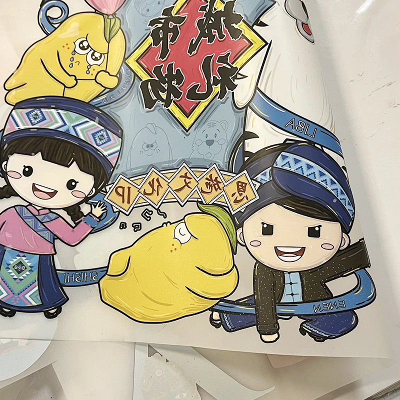 DTF Transfer film for garment Custom Logo Pattern Heat Transfer Vinyl Printing for T-shirt Jeans Bags DIY