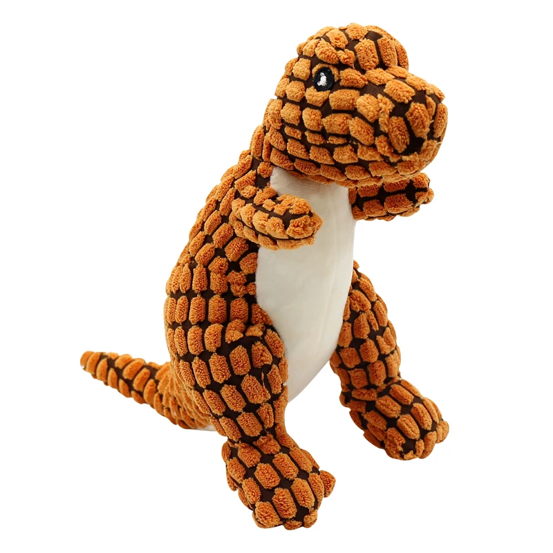 
Dog vocal toys puppies large dogs molar teeth bite resistant clean teeth pet toys dinosaur series baby puzzle plush toys 
