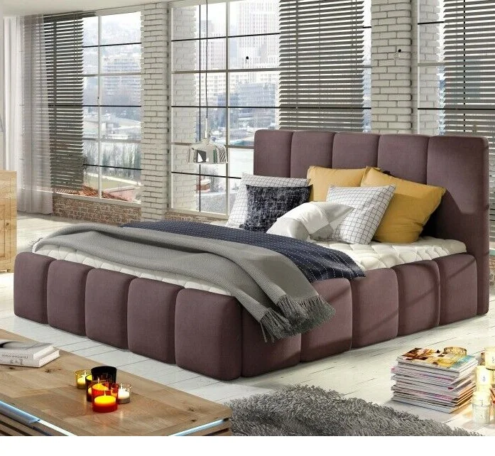 Egyptian bedroom furniture modern luxury design big size headboard bed
