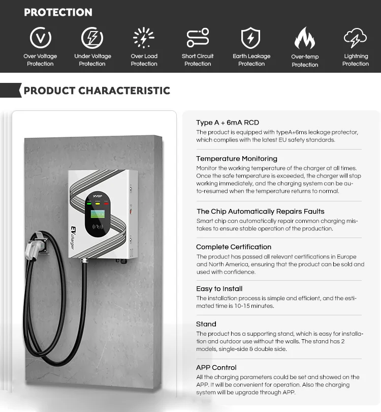 DC 220V wallbox chademo 32A electric car charging station 30KW ev charger