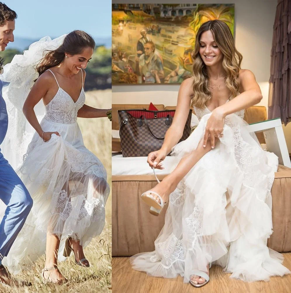 Chinese Bohemian Bridal Very Sexy Summer Wedding Dress