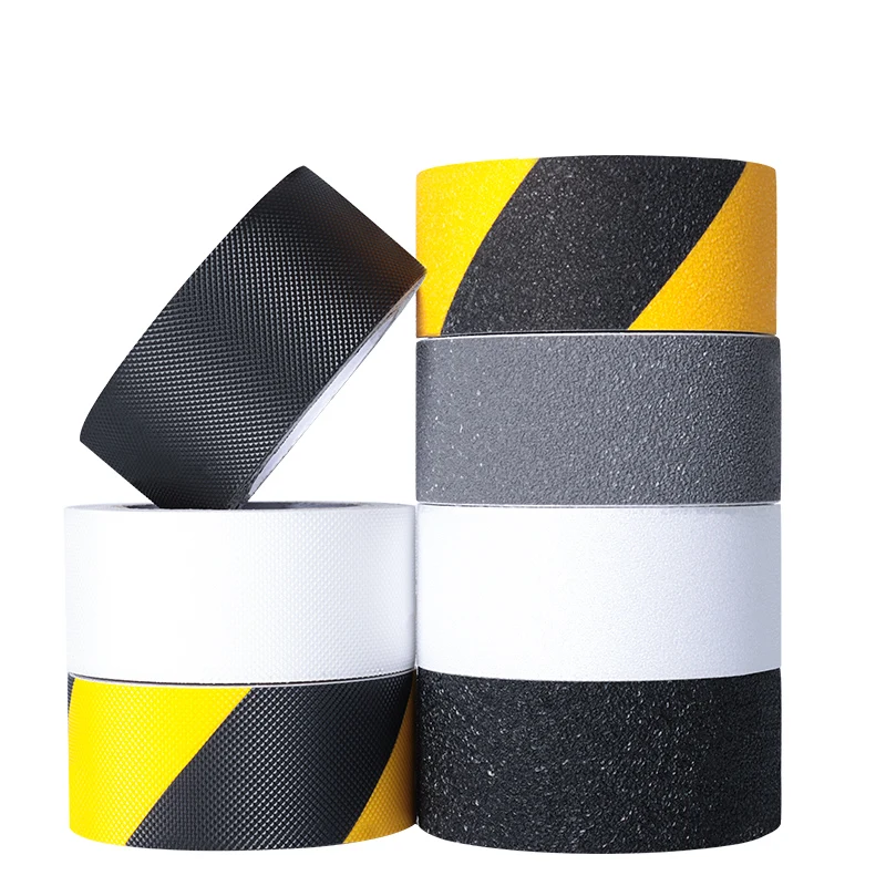 BYSLI Wholesale Factor Price Black PVC Waterproof Grip Non-Slip Safety Tape Rubber Anti Slip Tape For Stair