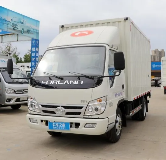 Truck Mini Van  Chinese FOTON 3T  Small Cargo Truck Mini Van 4x2 High Quality Engine Lorry