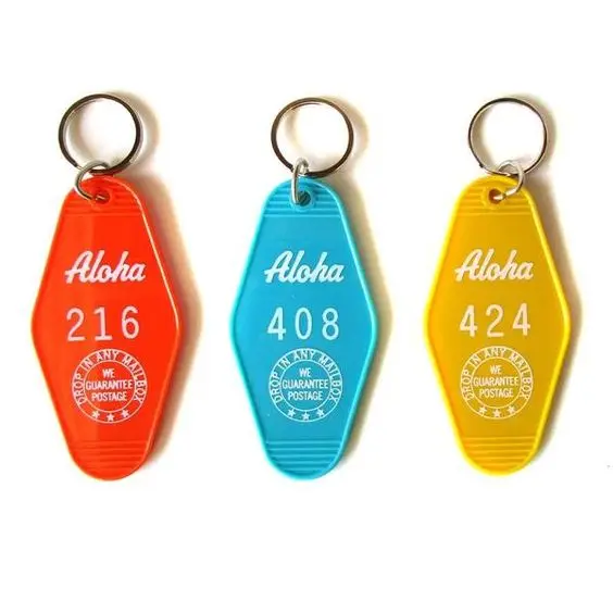 boat shape acrylic key chain charm gift  double side printing