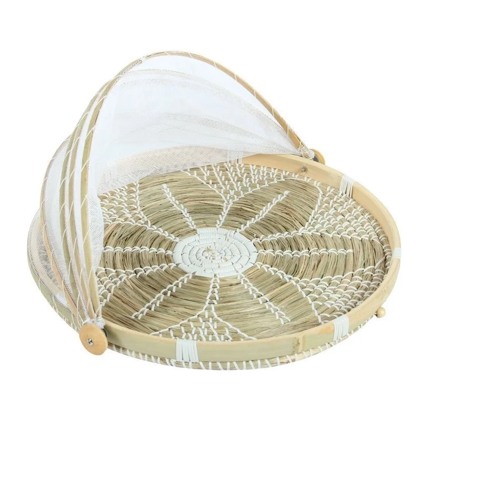 
Eco friendly seagrass food mesh cover dome cheap price 