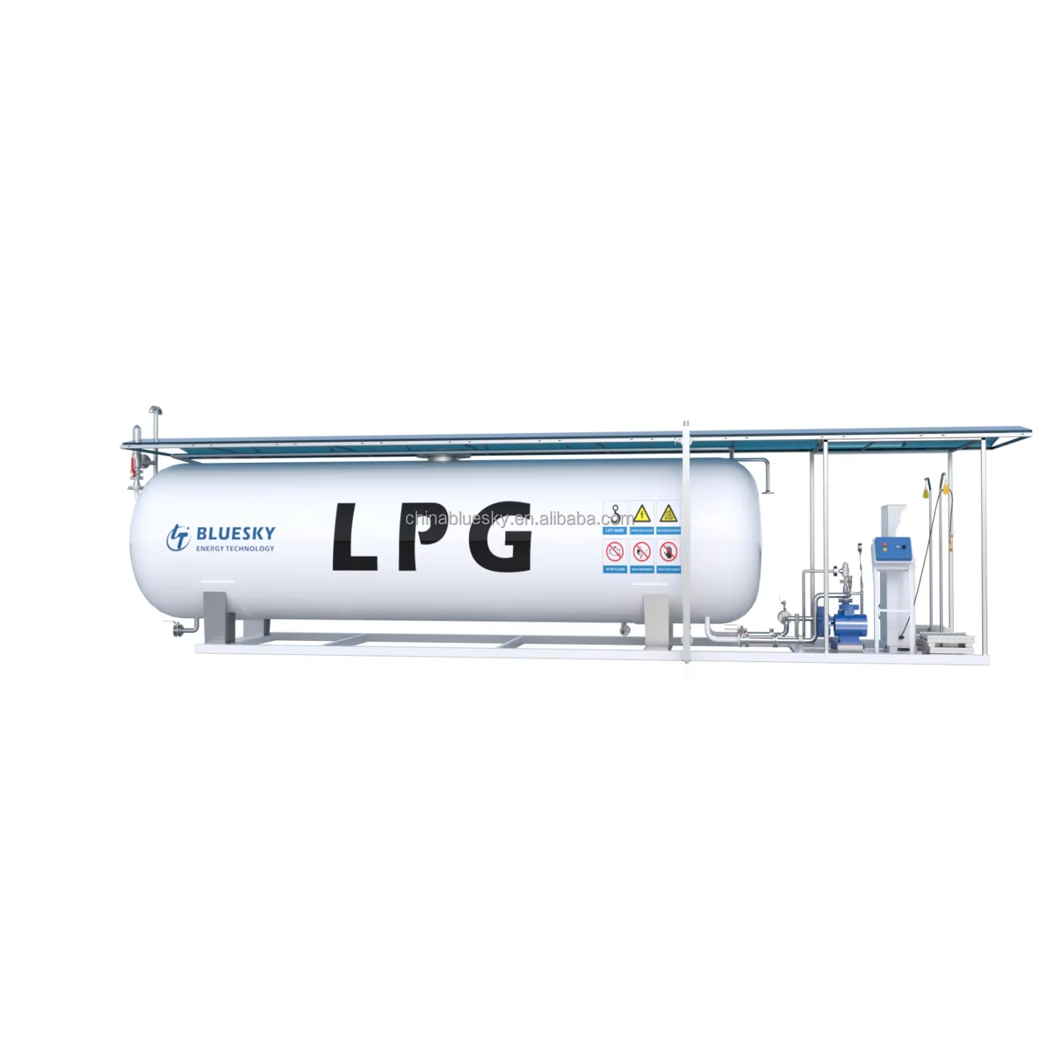 Bluesky Long service life large capacity LPG skid storage tank 5 tons