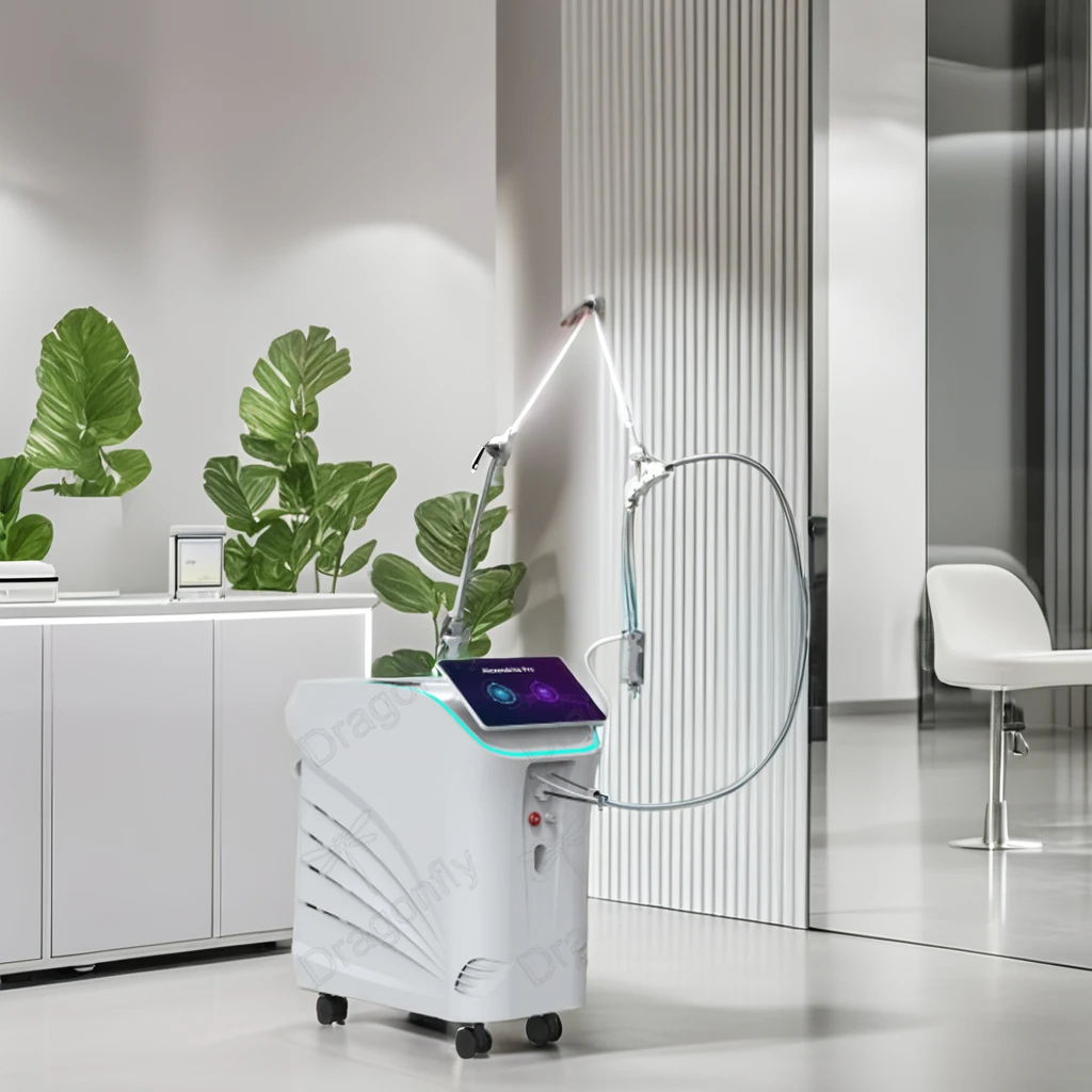 DFLASER Stationary YAG Laser Hair Removal Machine 755nm 808 1064 Diode Laser Permanent Hair Removal with Spare Parts