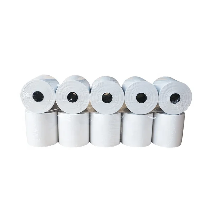 cash register thermal paper roll 55gsm 48gsm for supermarket
