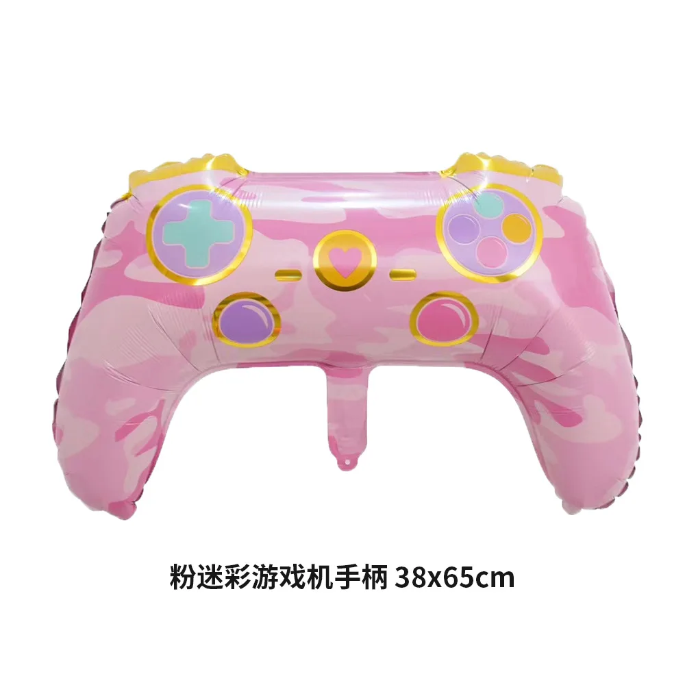 Новая игровая консоль QAKGL с ручкой для лица алюминиевым покрытием воздушный шар украшение вечеринки на день рождения