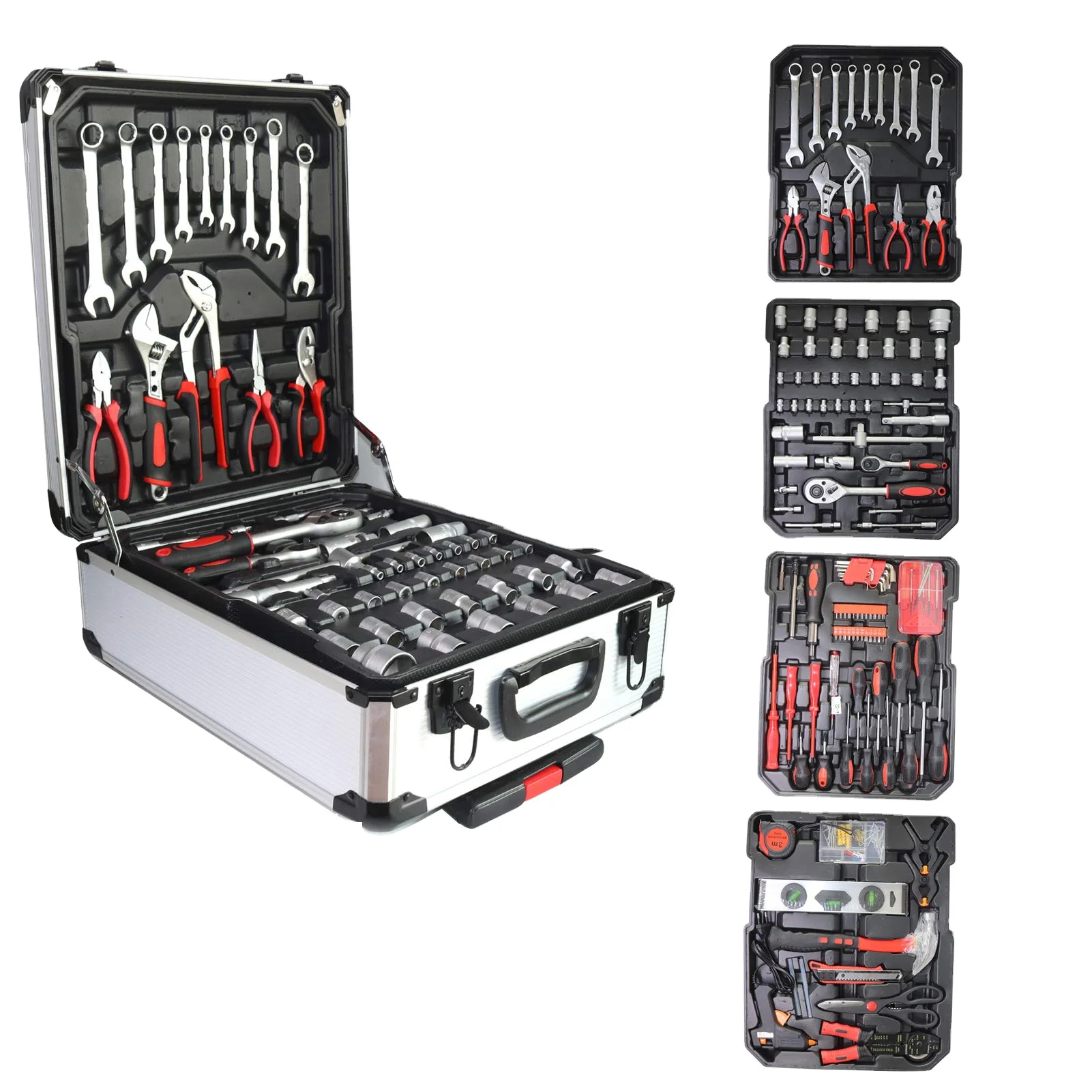 499pcs complete electrical spanner car mechanics mechanic metal tool cabinet garage tool box set with tools
