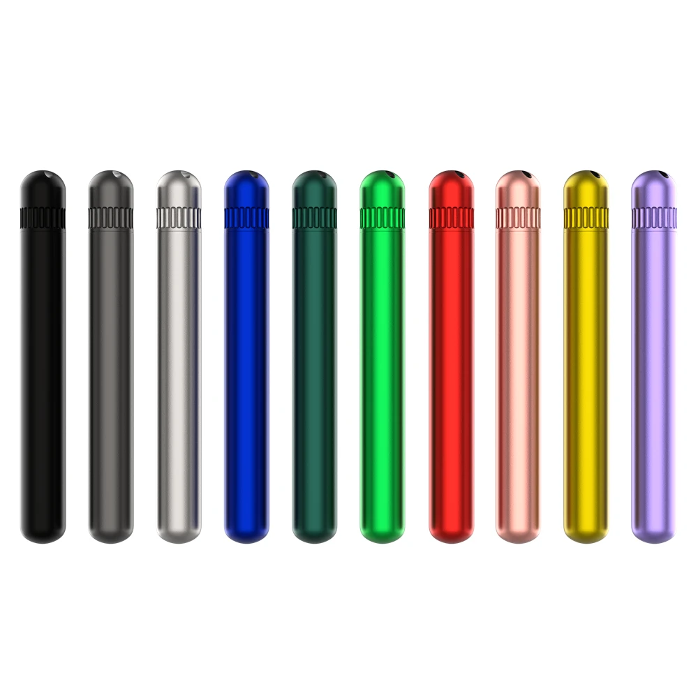 Wholesale Various Color New Design Smoking Tube Smell Proof Aluminum Custom Logo Metal Cigarette Tube