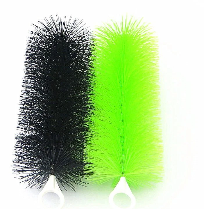 Fish Tank Aquarium Cleaning Round Plastic Aquarium Filter Brush for Pond